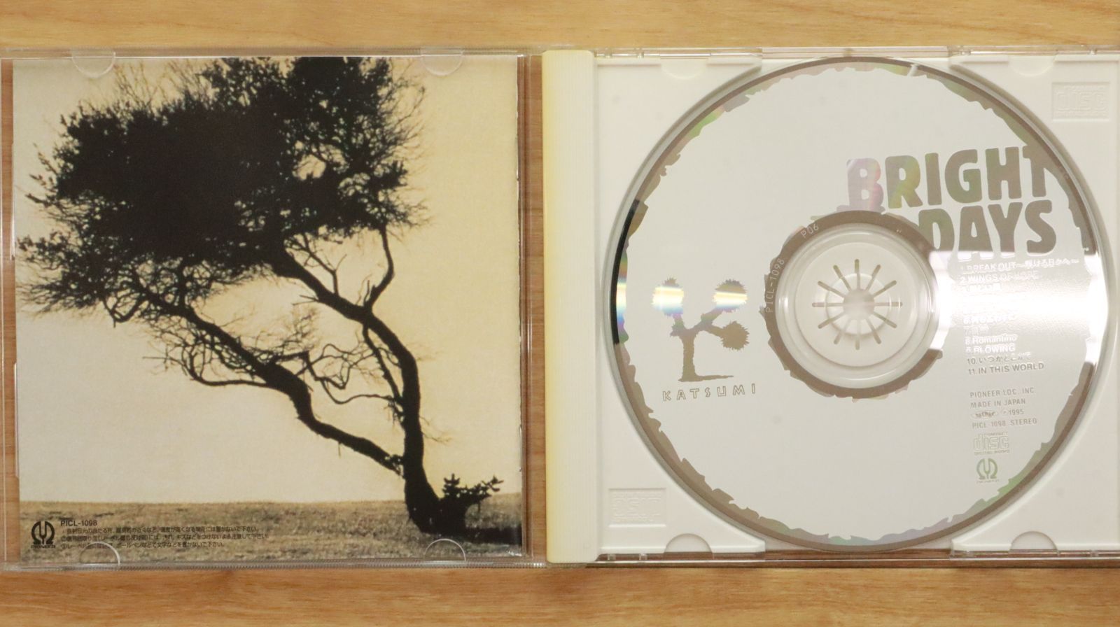 直筆サイン入り　見本盤CD KATSUMI CD BRIGHT DAYS 国内盤CD☆カツミ/KATSUMI□ BRIGHT DAYS 【PICL1098
