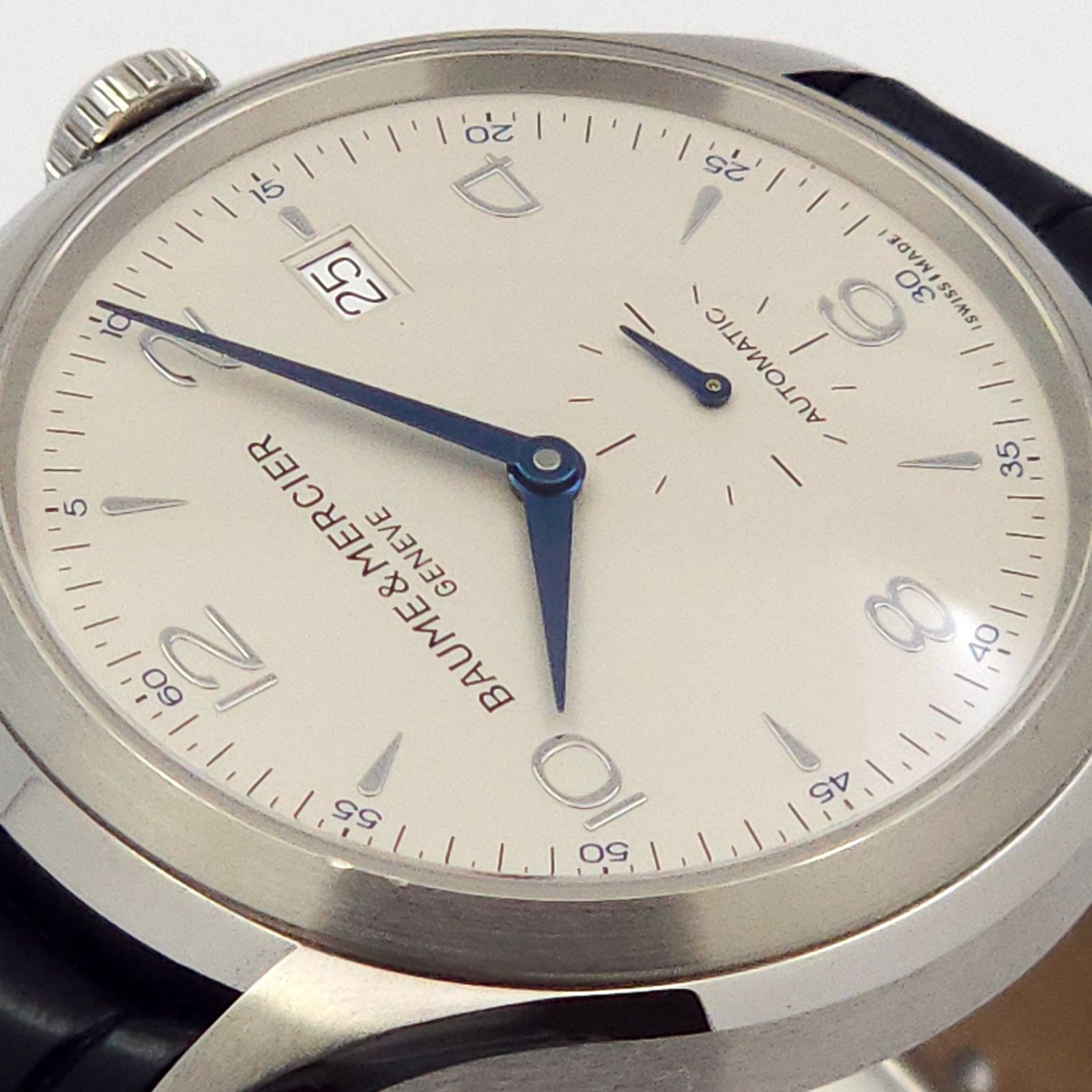 ☆本体良品 BAUME&MERCIER ボーム&メルシエ クリフトン 65717 自動巻 動作品 裏スケ スモセコ - メルカリ