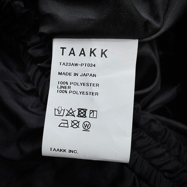 TAAKK 23AW DRAWING PRINT TROUSERS ドローイングプリントドロー