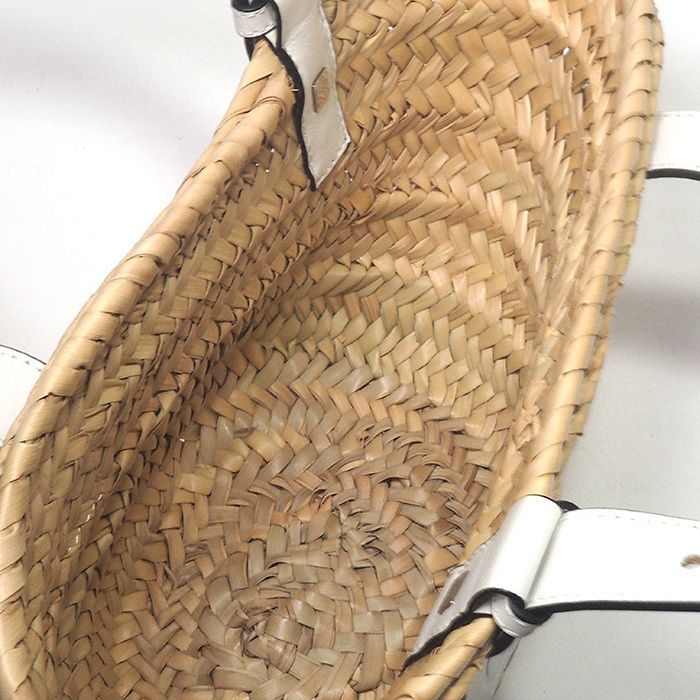 ロエベ LOEWE バスケットバッグ スモール ナチュラル/ホワイト