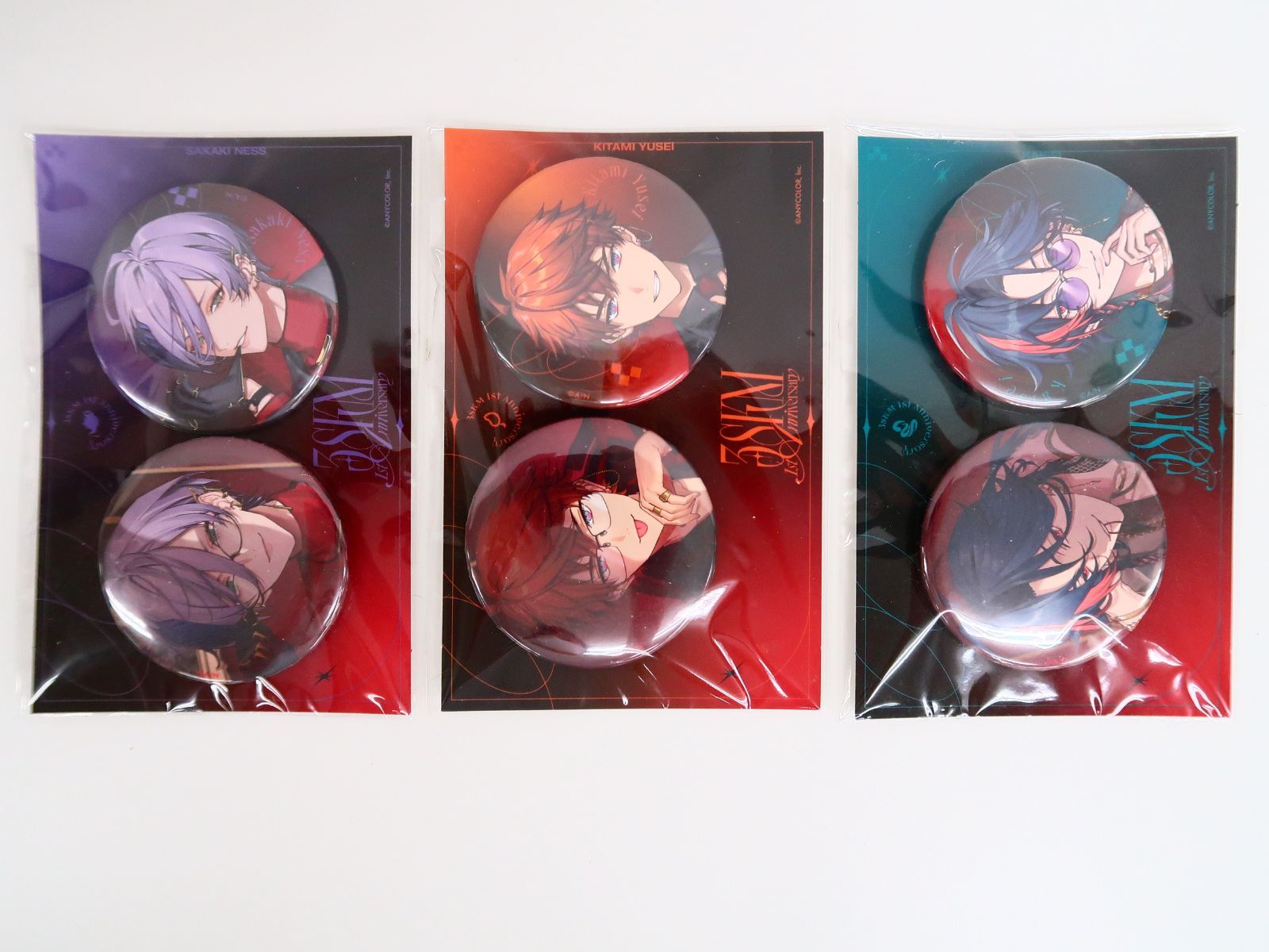 にじさんじ 3SKM 魁星 缶バッジ 1st Anniversary 1周年 - メルカリ