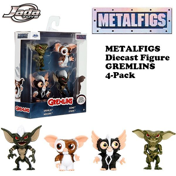本物保証，豊富な】 激レア METALFIGS Diecast Figure GREMLINS 4-Pack