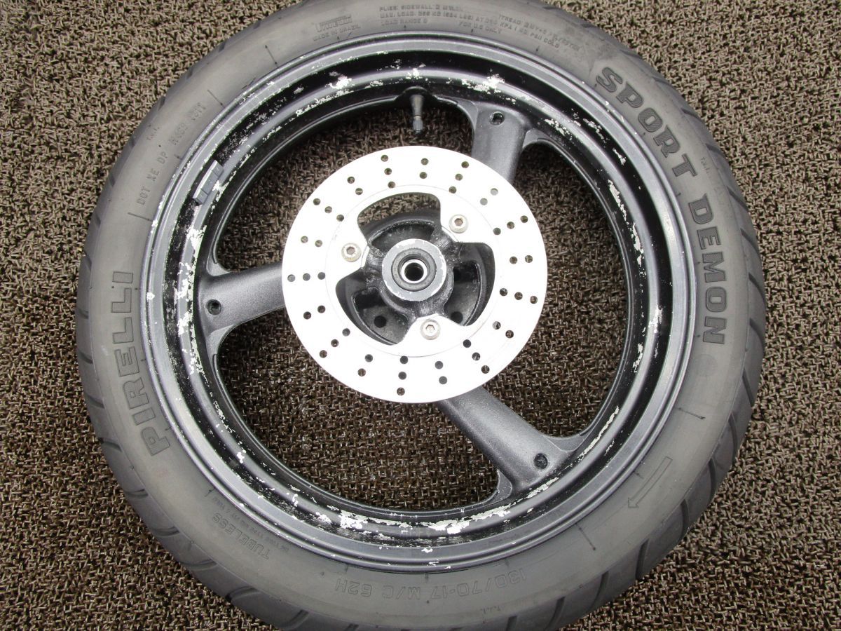 FZR250R リアホイール ディスク W468！3LN ヤマハ 【 1HX 】 キャブ車