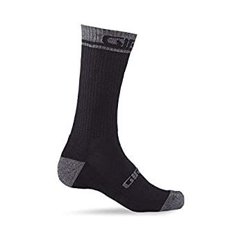 (Small Black/Dark Shadow) - Giro GE20170 Mens Winter Merino Wool Socks