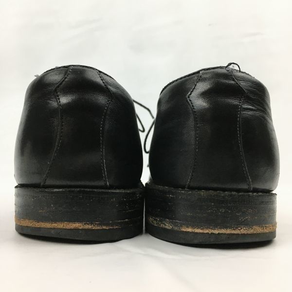 80s-90s?Vintage☆ハンドメイド キャップトゥシューズ〈黒/BLACK