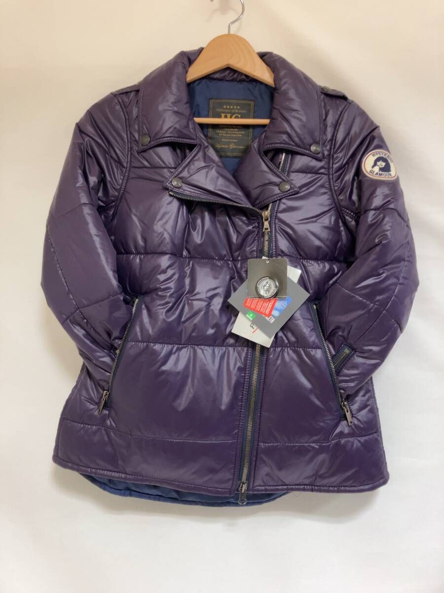 ナイロン HYSTERIC GLAMOUR 中綿ナイロン ダブルライダース型 レディース 2AB-6560 紫 パープル サイズ PRIMALOFT