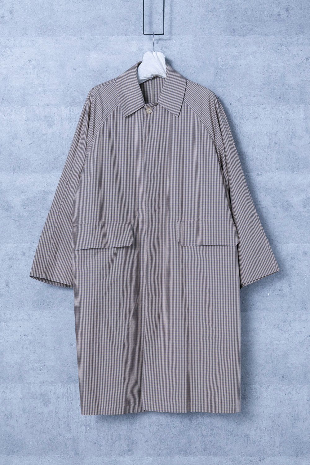 AURALEE オーラリー FINX WEATHER CLOTH CHECK COAT - メルカリ