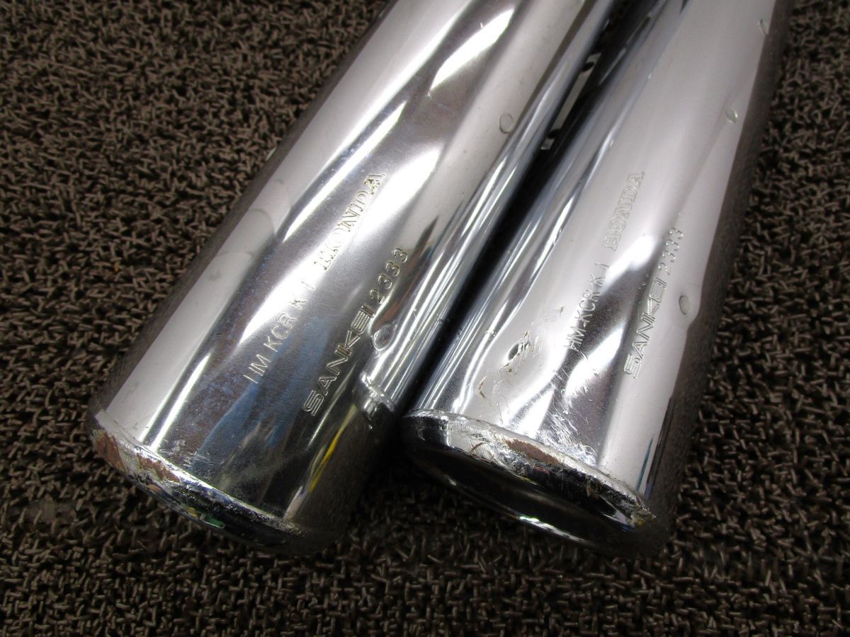 マグナ250S マフラー サイレンサー KM KCR K1 A6225 MC29 ホンダ MC15E V-TWIN MAGNA キャブ車 BRIGHTFACE_UK