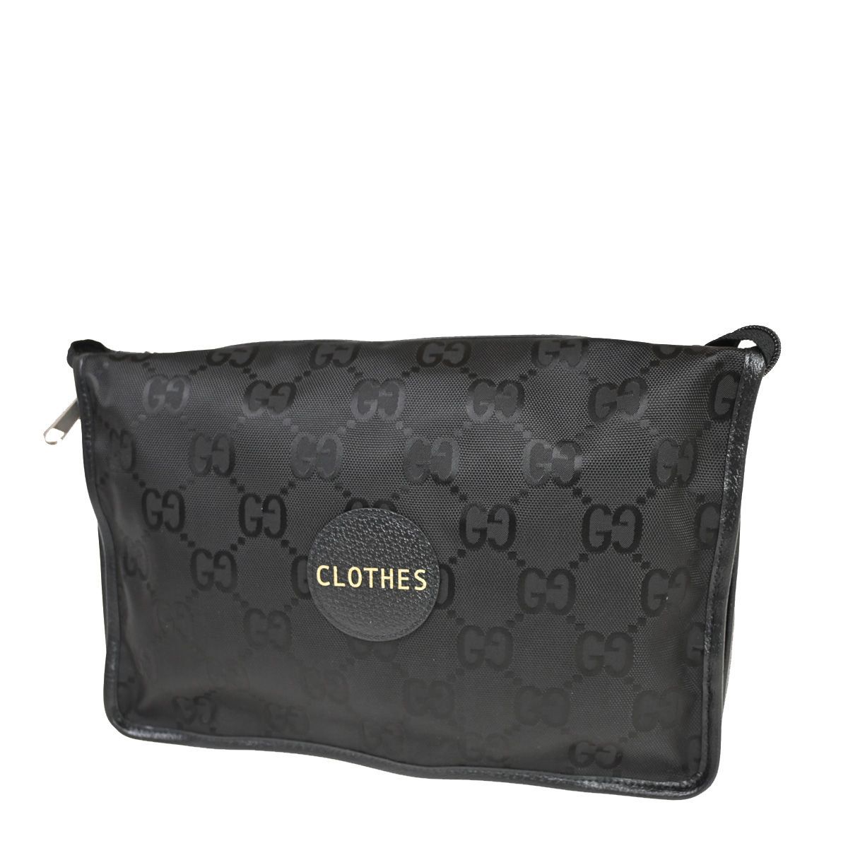 美品】GUCCI グッチ GG トラベルポーチ CLOTHES ナイロン レザー 