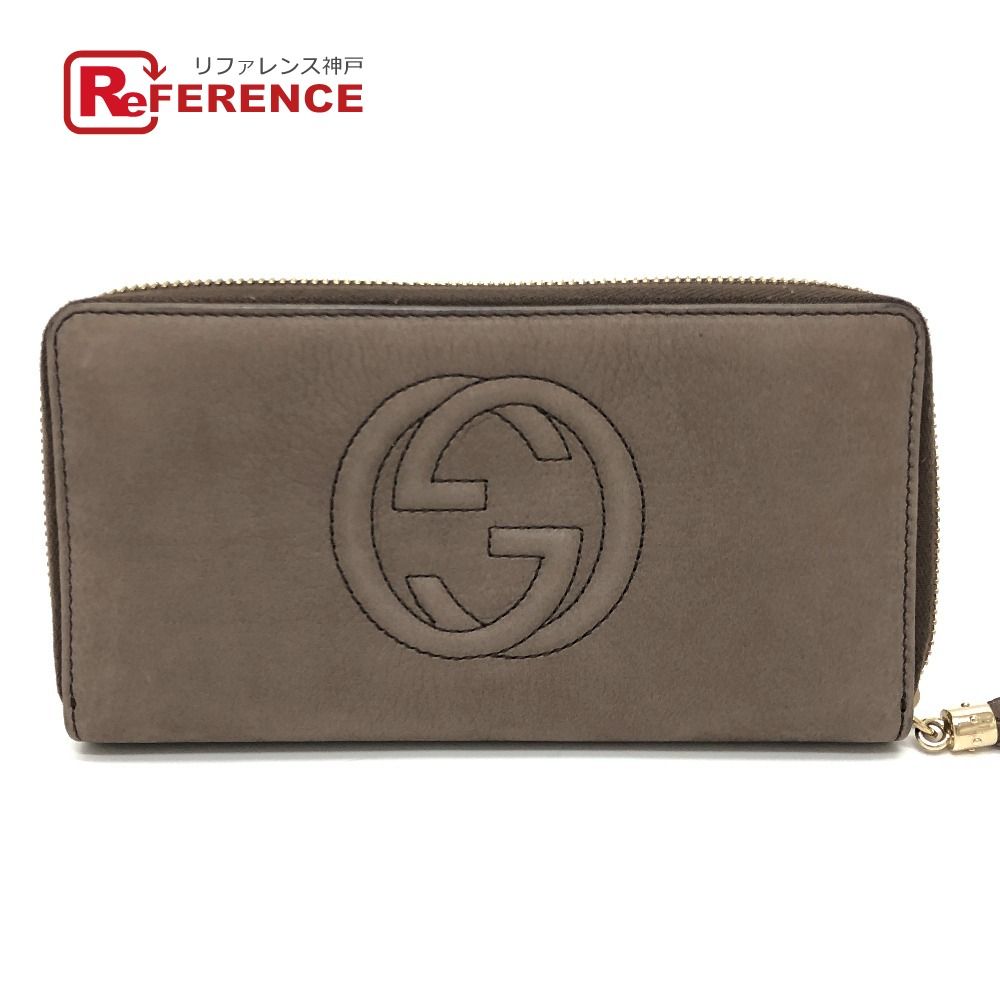 【✨美品✨】GUCCI グッチ インターロッキングGG柄 キャンバス 長財布 GUCCI グッチ 長財布 インターロッキングG 308004 ヌバック - メルカリ