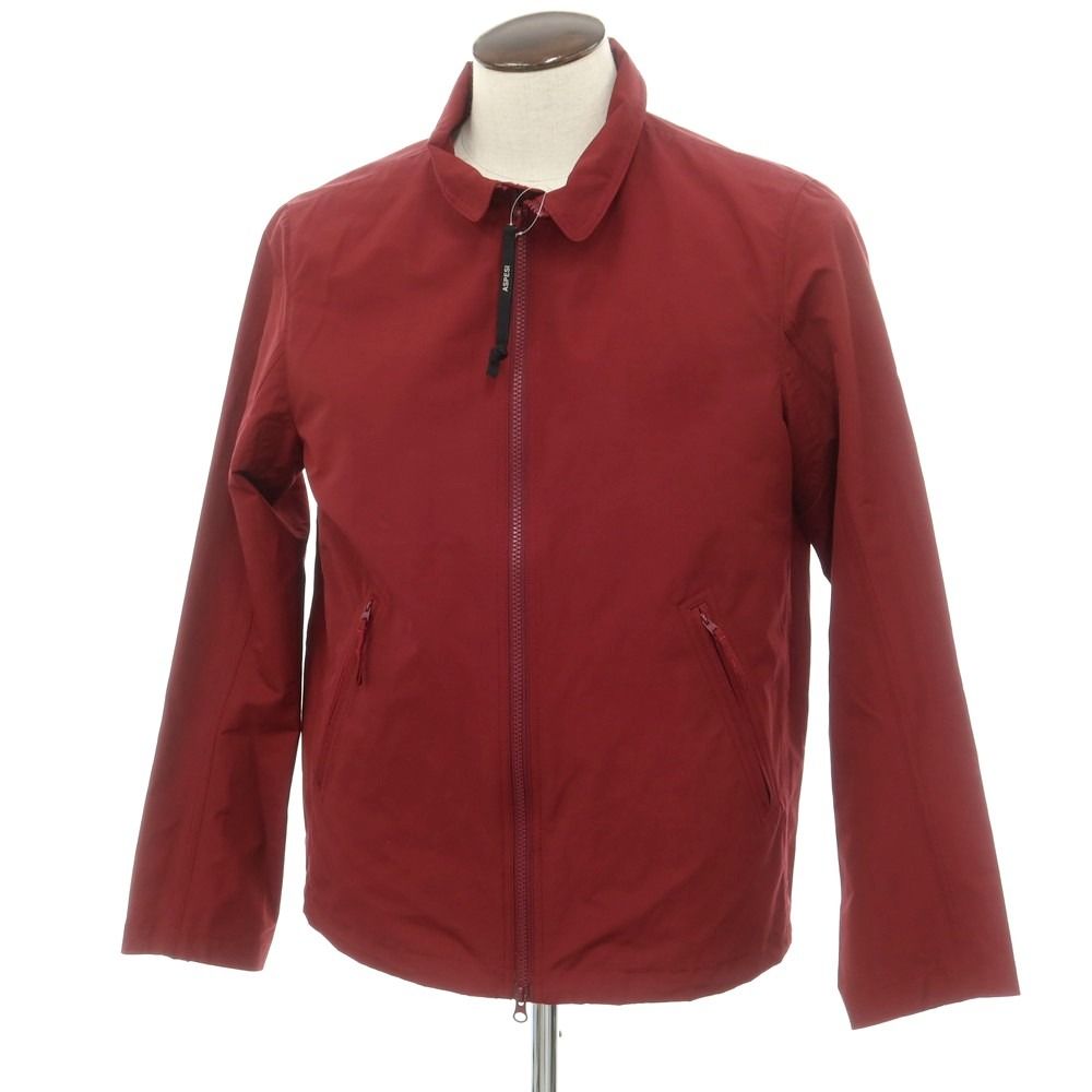 【新品アウトレット】アスペジ ASPESI コットンポリエステル スイングトップ ブルゾン ワインレッド【サイズL】【メンズ】