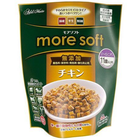 同梱不可 6個セット ペティオ Add.Mate moresoft チキンハイシニア 540g