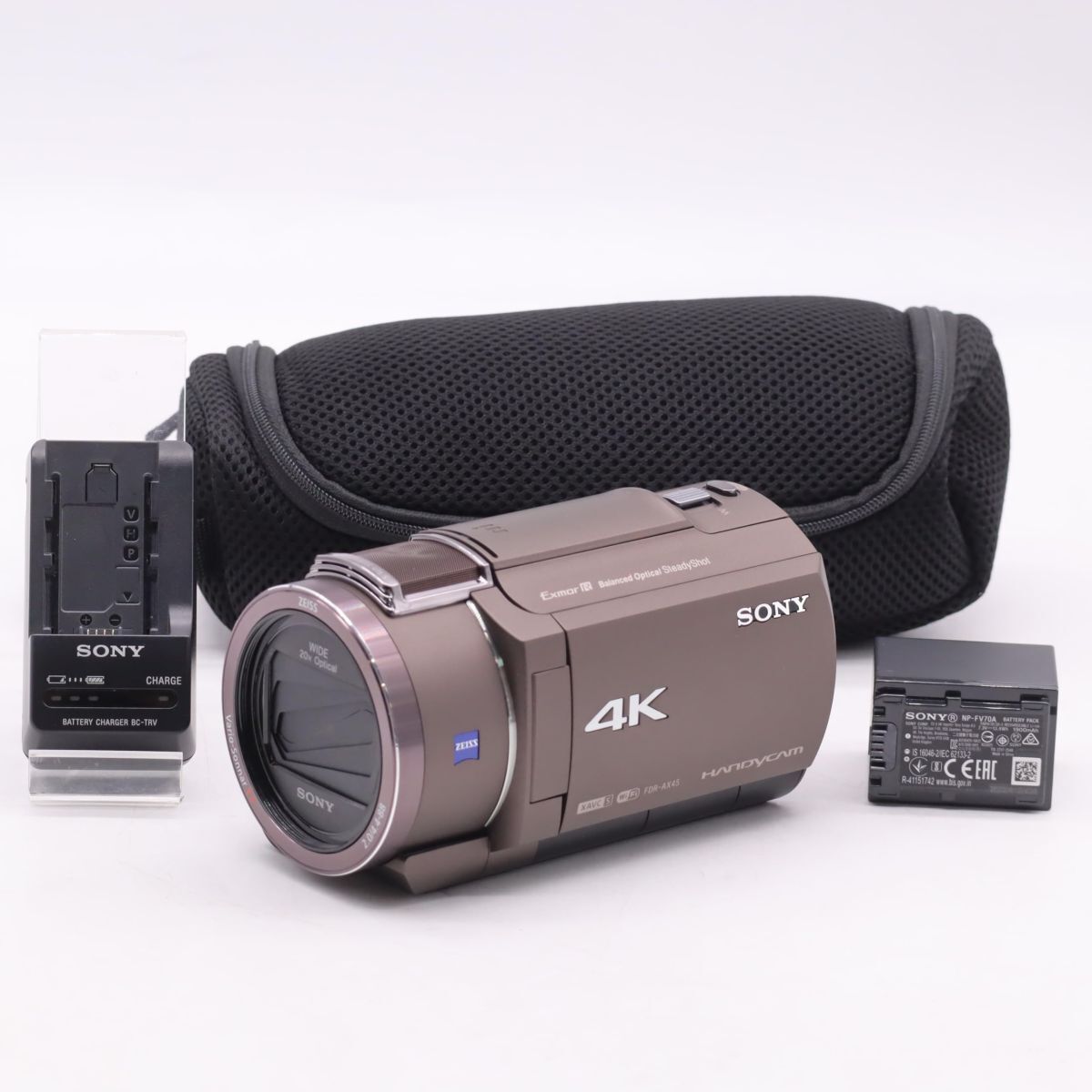 Amazon | SONY HDビデオカメラ Handycam HDR-CX590V ボルドーブラウン