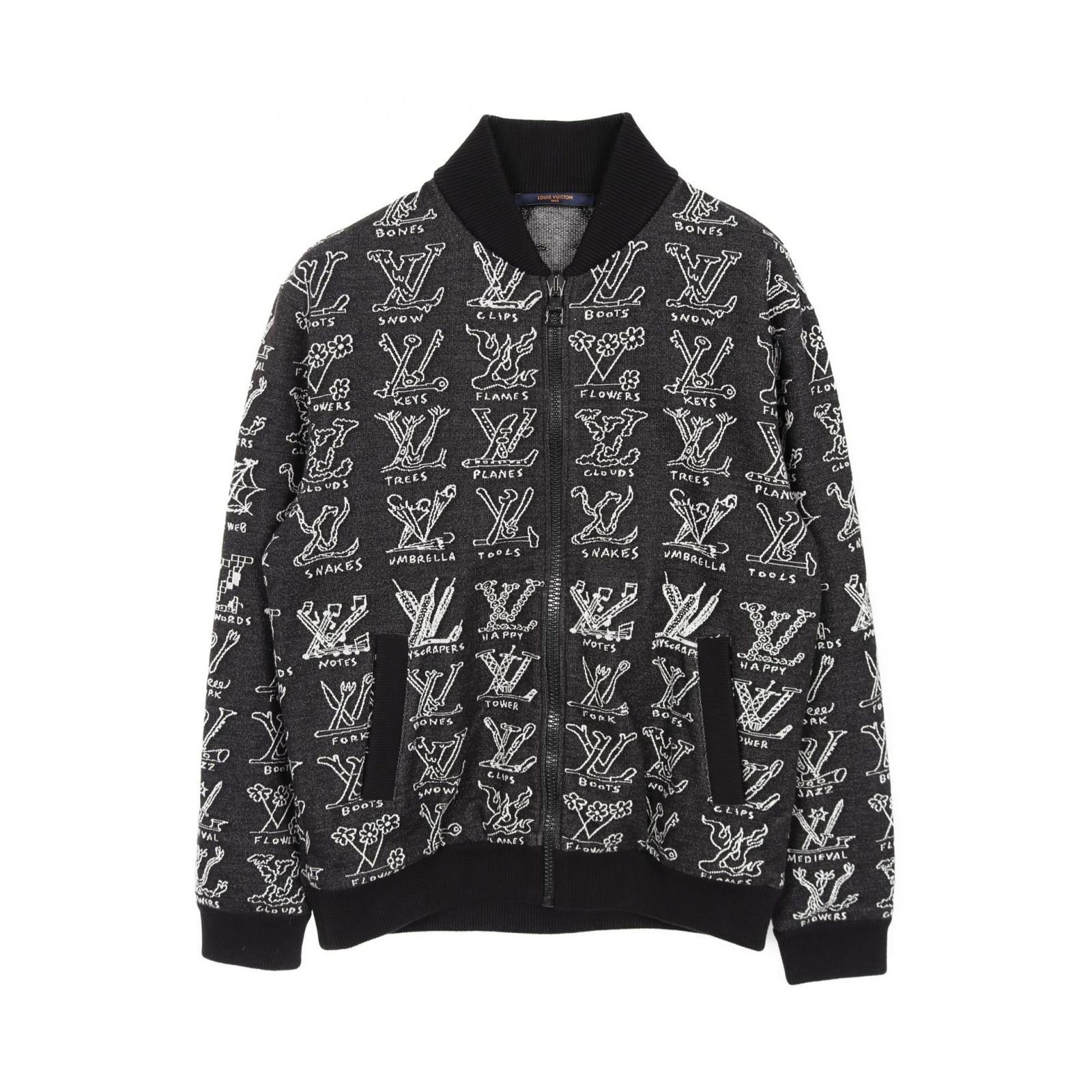 ルイ ヴィトン LOUIS VUITTON その他ジャケット LVカートゥーンジャガードジップスルーブルゾン RM211M ZMH HKY21W その他 ジャケット メンズ Used A