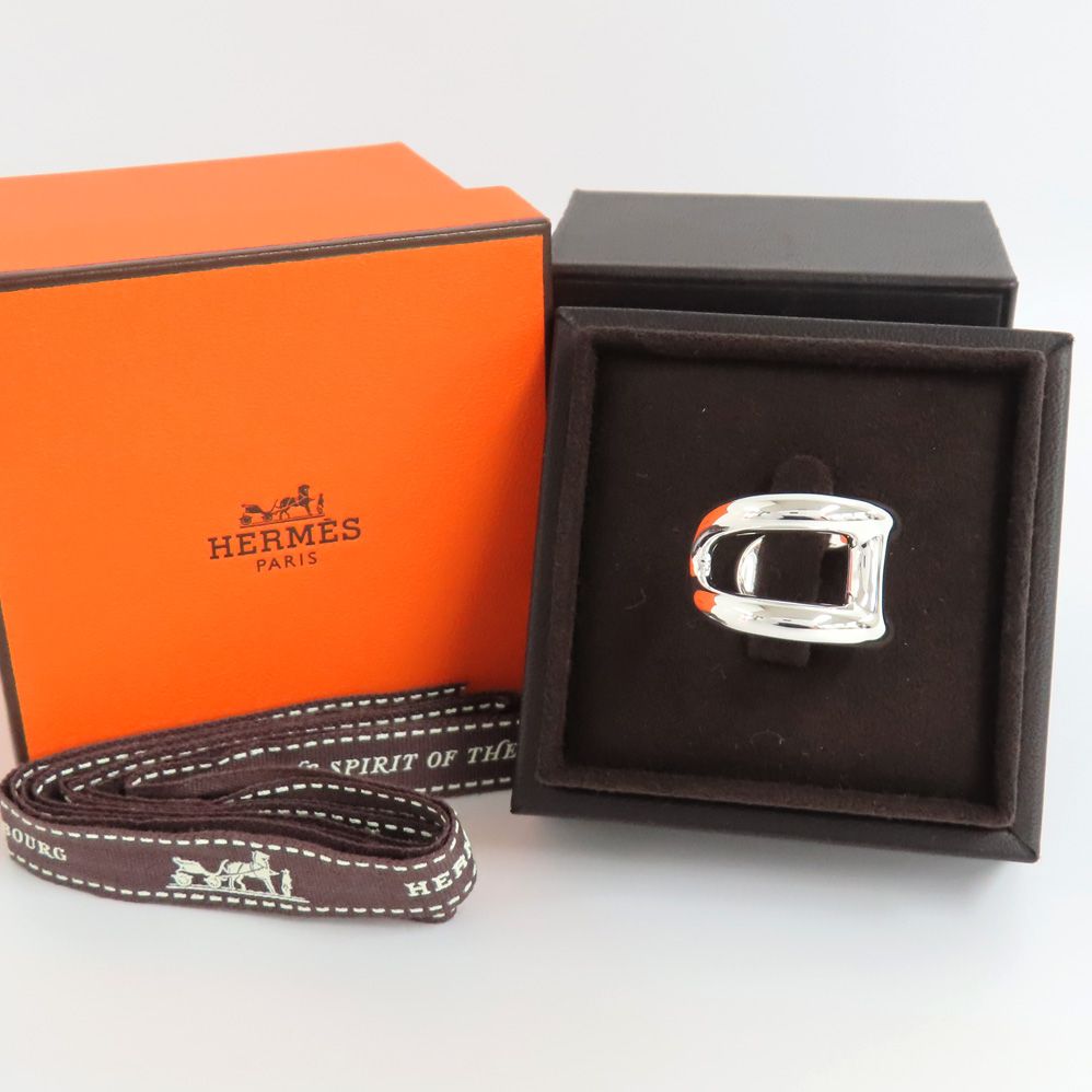 新品・直営店購入　エルメス　オスモズ　GM55　リング　55サイズ　15号 新品 》エルメス オスモズ GM リング 55 (日本サイズ15号