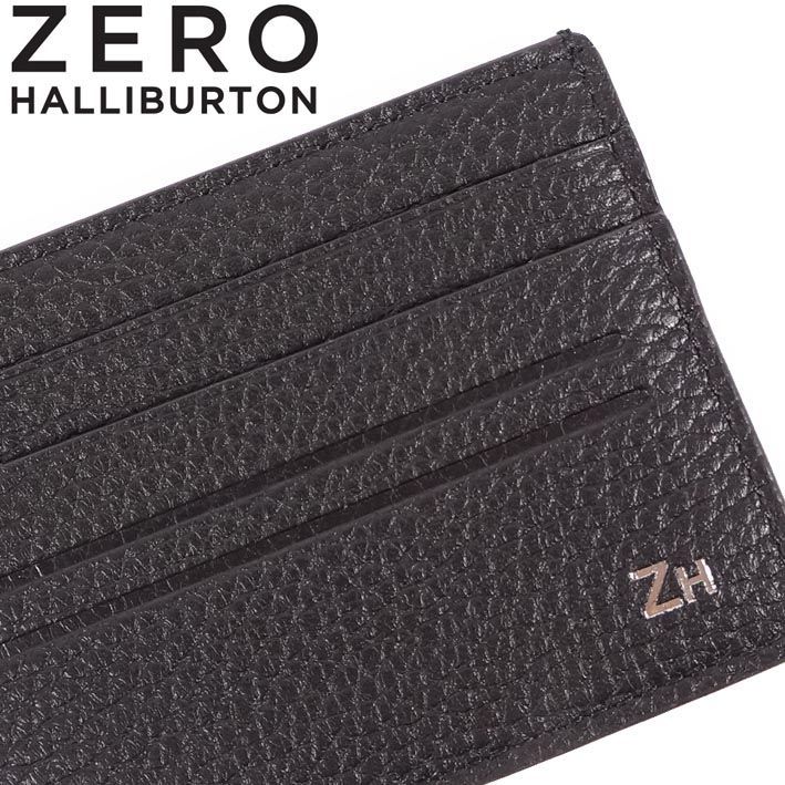 ゼロハリバートン ZERO HALLIBURTON 牛革 パスケース 定期入れ