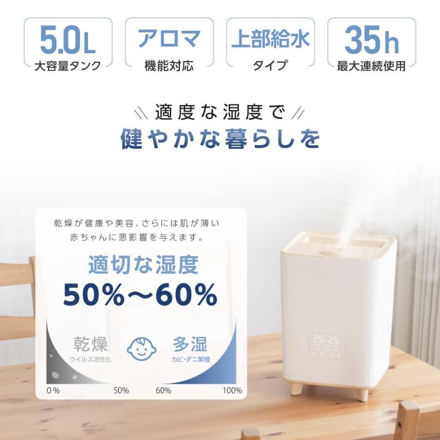 残り1点‼️加湿器　ハイブリッド式　スチーム式　超音波　1台2役　UV除菌　大容量 Amazon.co.jp: 【 2024新登場 AUTO恒湿 UV除菌 】 加湿器