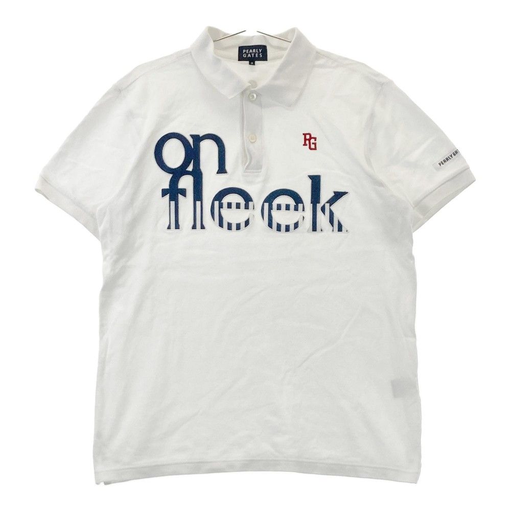 サイズ：6 PEARLY GATES パーリーゲイツ 半袖ポロシャツ ホワイト系