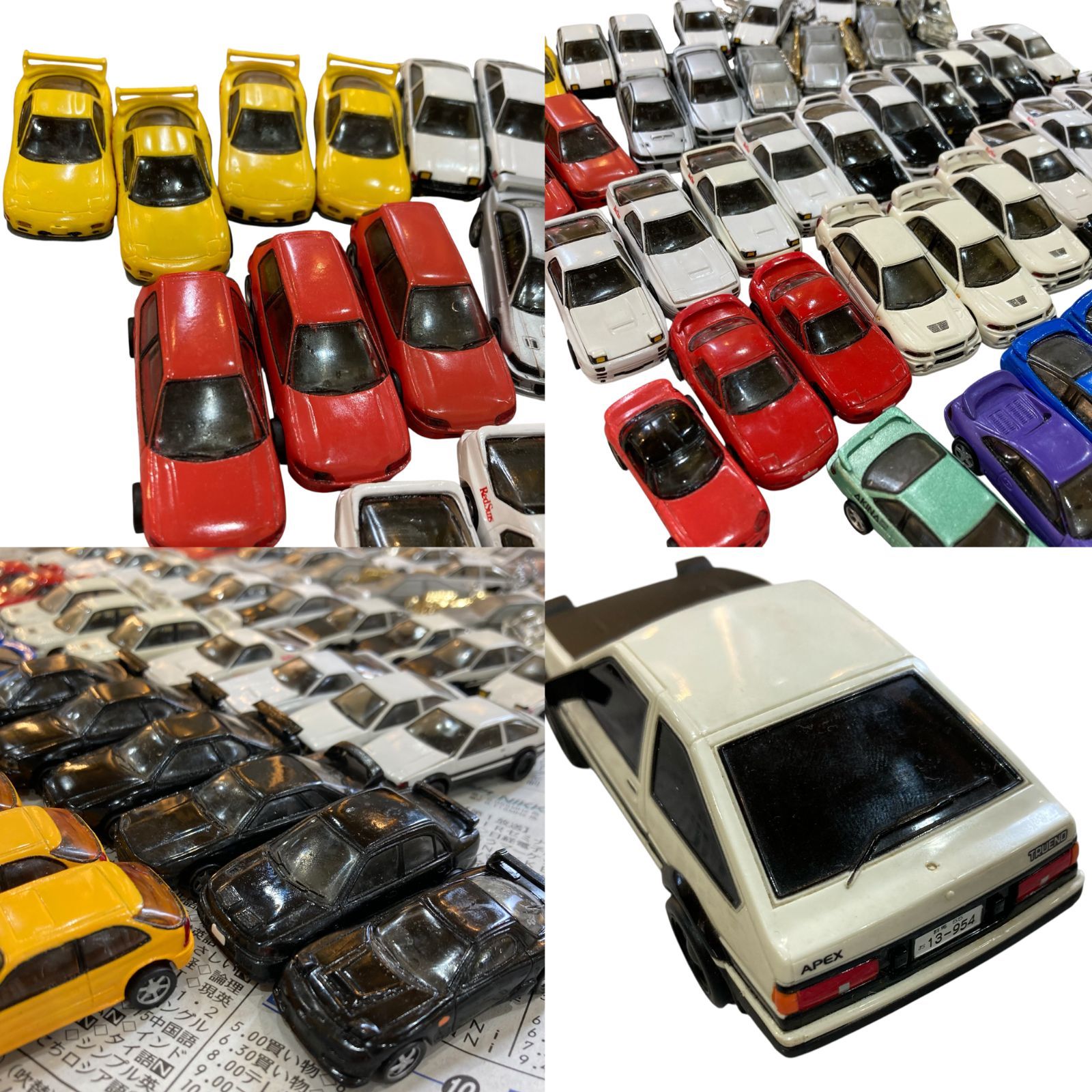 頭文字D リアルモデルコレクション　yujin ガチャ　他　ミニカー　まとめ 頭文字D リアルモデルコレクション yujin ガチャ 他 ミニカー