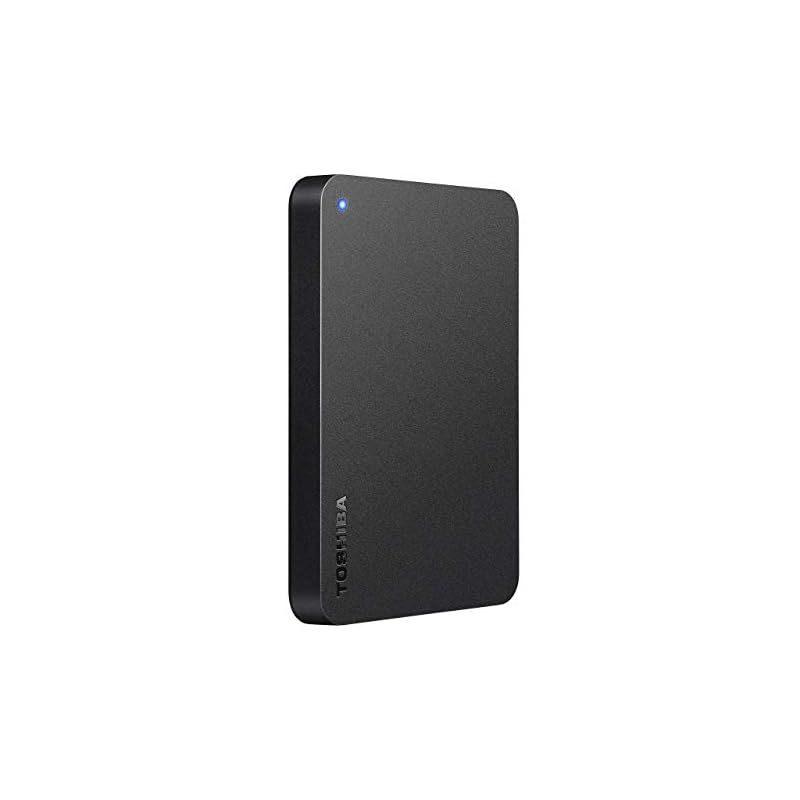 東芝 TOSHIBA Canvio 2TB USB3.2 Gen1 対応 ポータブルHDD PC|TV対応 バッファローサポート メーカー 故障予測 外付け Mac ブラック HD-TPA2U3-B|N 1