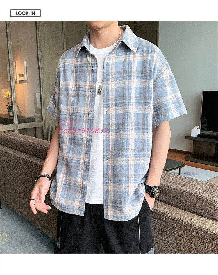 美品】tovho(トヴホ) 半袖モックネックシャツ 黒 メンズ 02