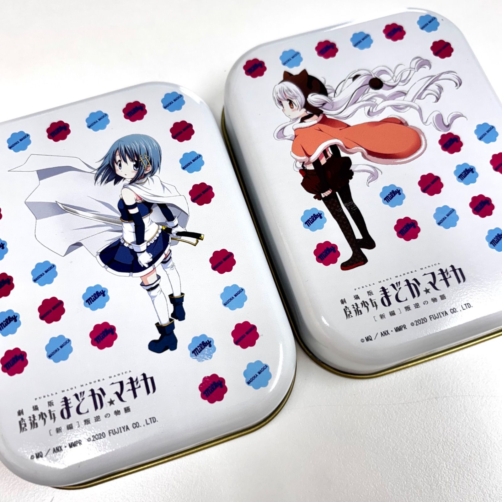 まどマギ 魔法少女まどか☆マギカ ミルキー 缶バッジ 限定]魔法少女まどか☆マギカ 不二家 ミルキー缶 魔法少女まどか