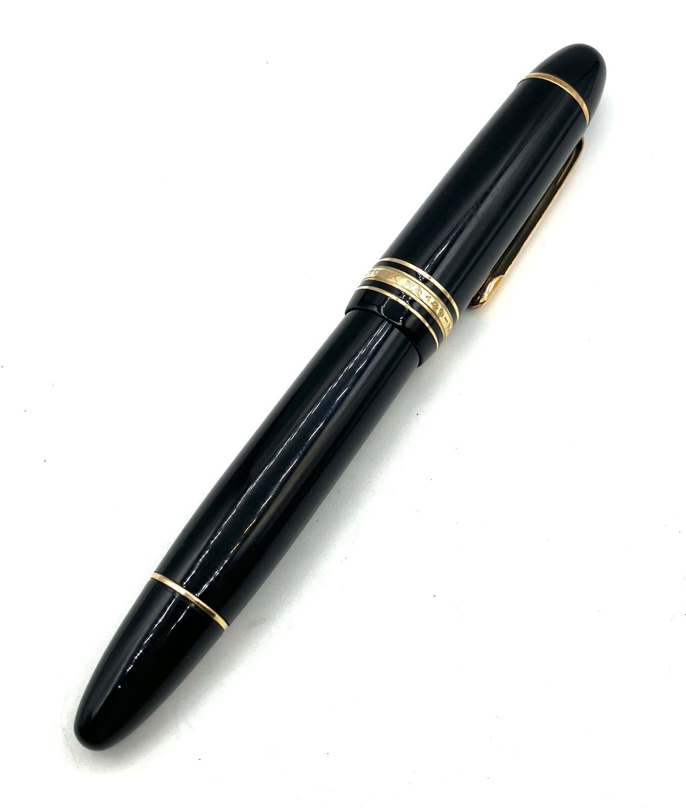 鑑定済み MONTBLANC モンブラン MEISTERSTUCK マイスターシュテック 万年筆 吸引式 ペン先K18