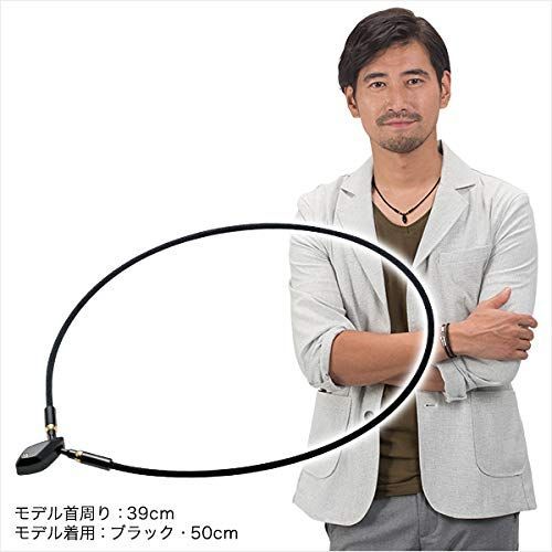 ブラック_40cm_1.単品 phiten(ファイテン) ネックレス RAKUWAネック