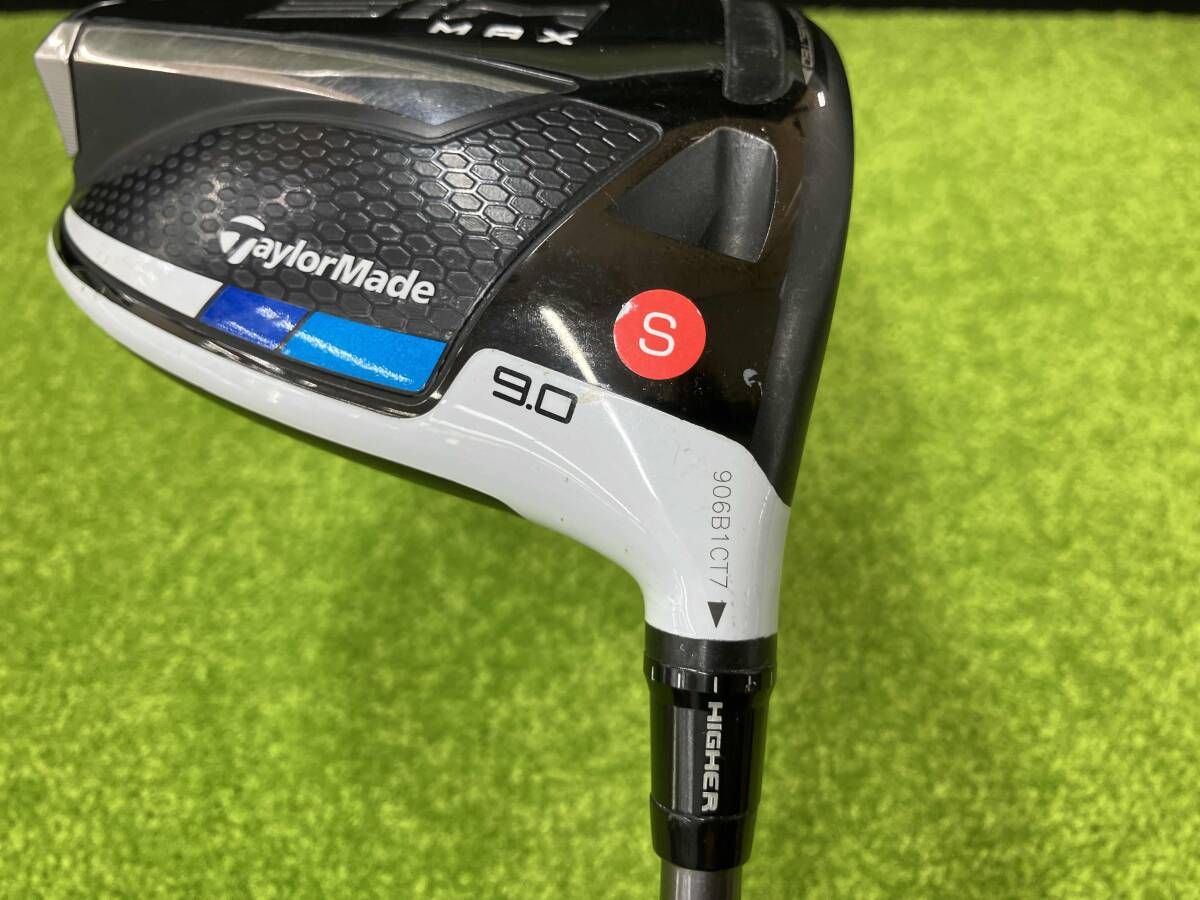 最高峰 TaylorMade SIM MAX 9.0 S ドライバー 9.0° TENSEI TM 50 フレックスS 【気質アップ】