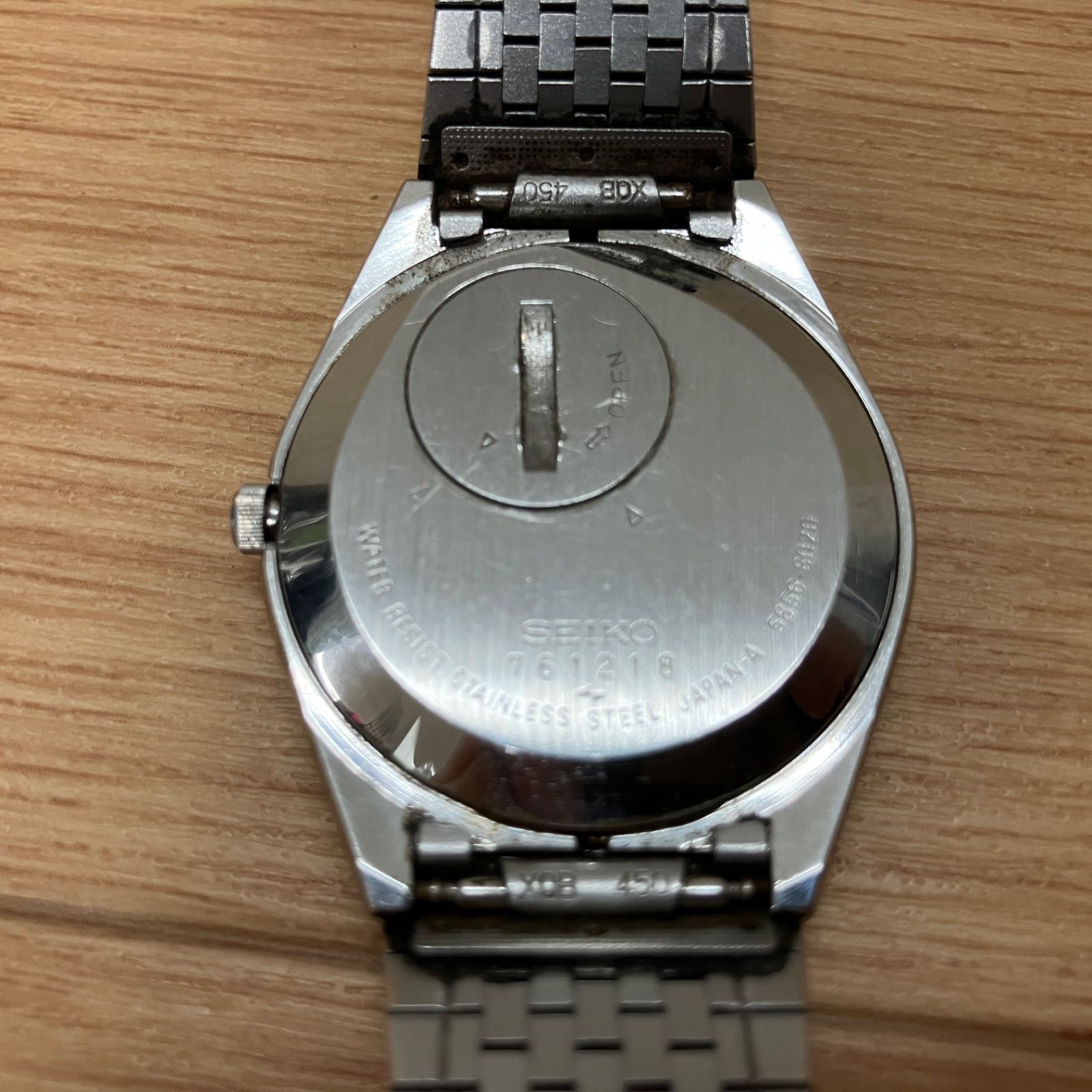 未動作・ジャンク】SEIKO KING QUARTZ 腕時計 キングクォーツ 5856 