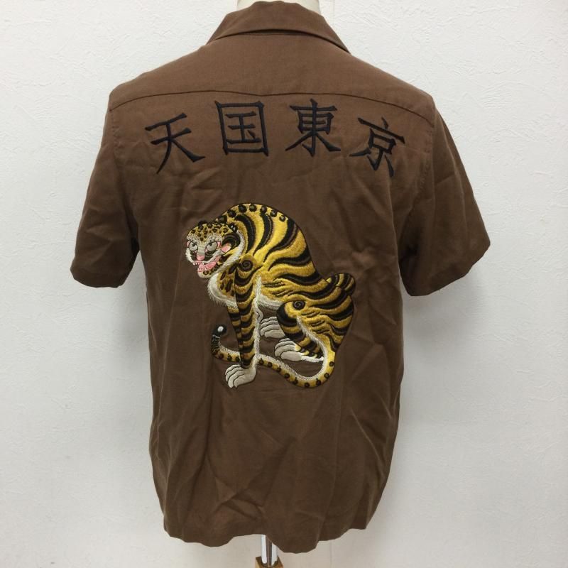 激安セール WACKO MARIA 天国東京 レーヨン100％ オープンカラーシャツ