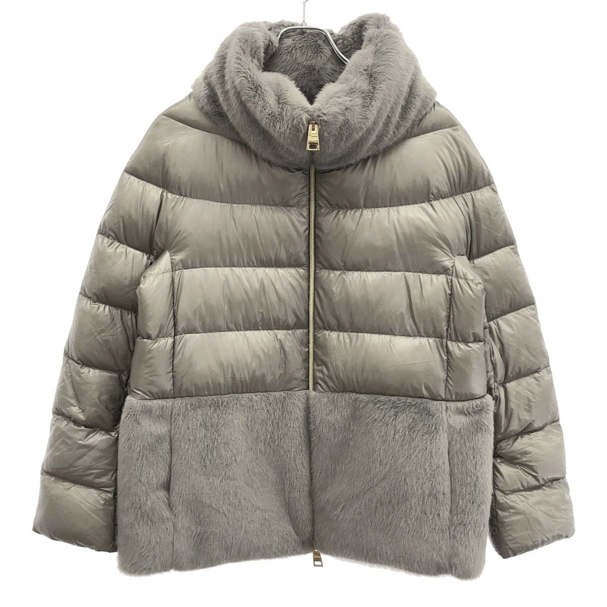 HERNO ヘルノ Down Jacket フェイクファー切替ダウンジャケット 