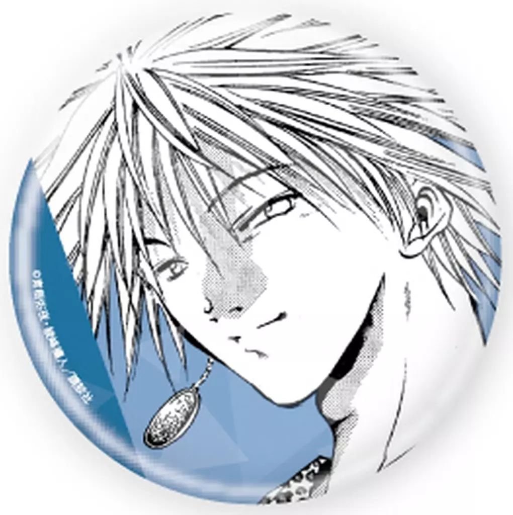 ゲットバッカーズ　鏡形而　ホログラム缶バッジ 中古】バッジ・ビンズ 鏡形而 「ホログラム缶バッジ(65mm