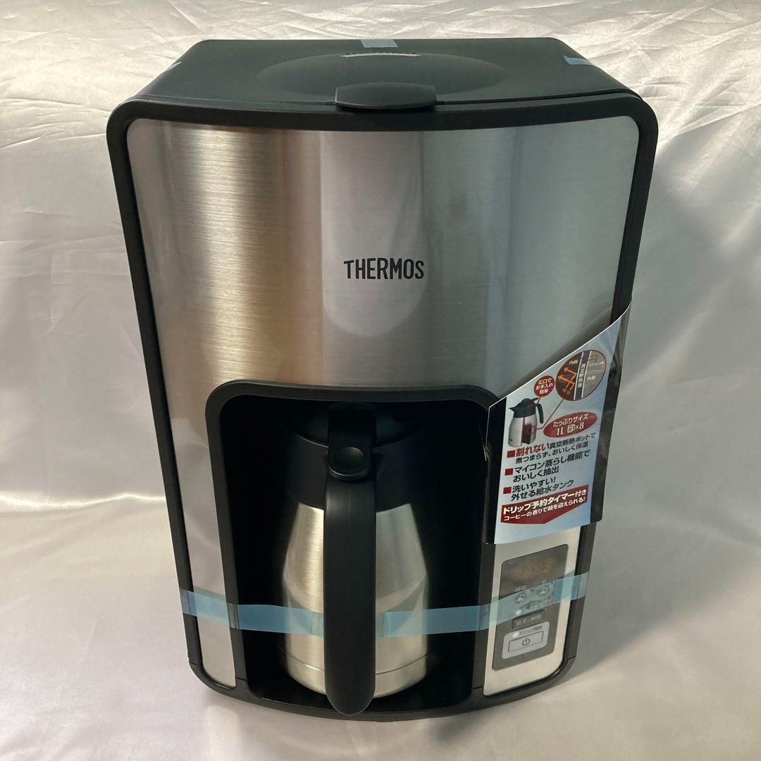 THERMOS ECD-1000(CS) SILVER コーヒーメーカー - コーヒーメーカー