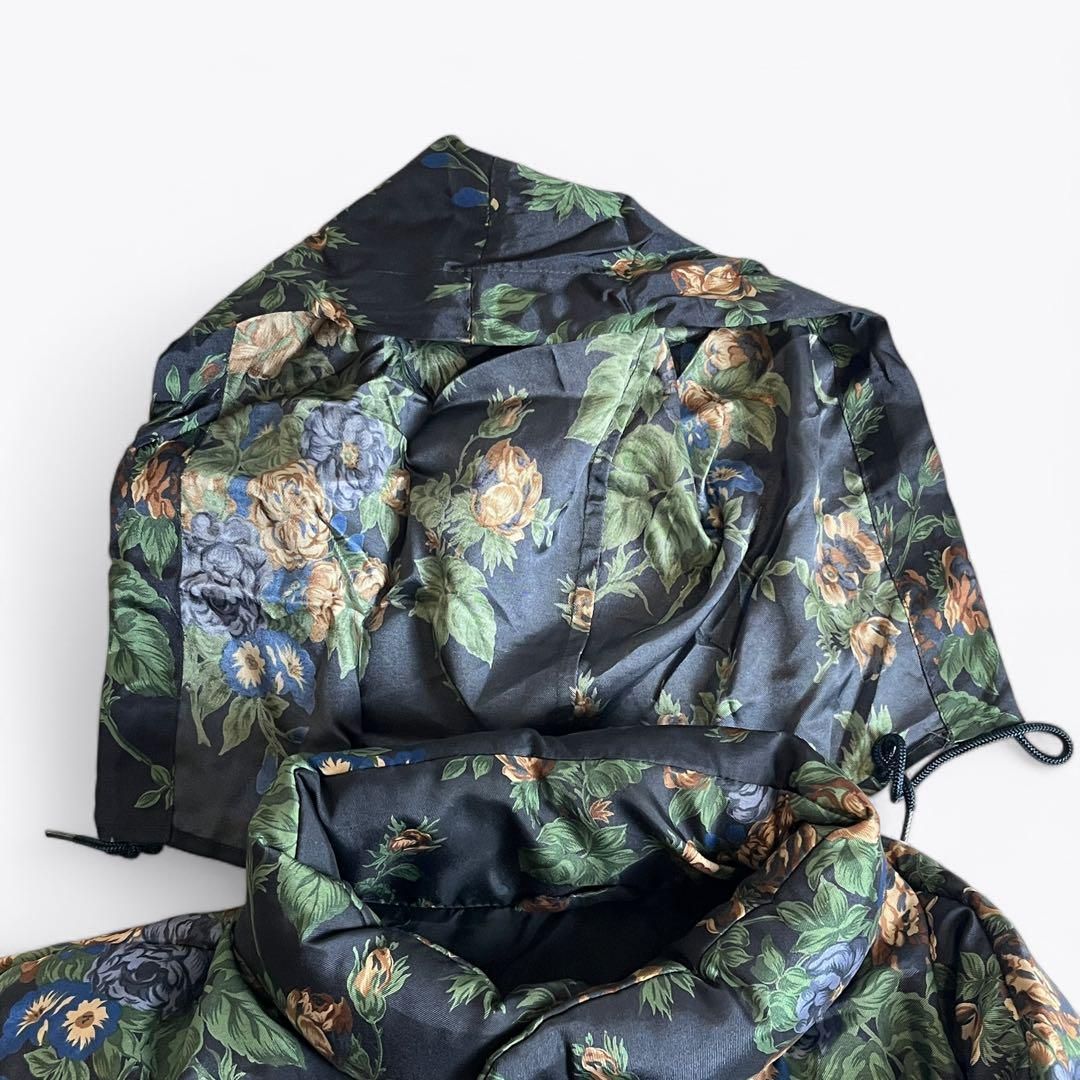 90s】NAF NAF 花柄 フラワー ダウン ブラック ナフナフ 2000000013701