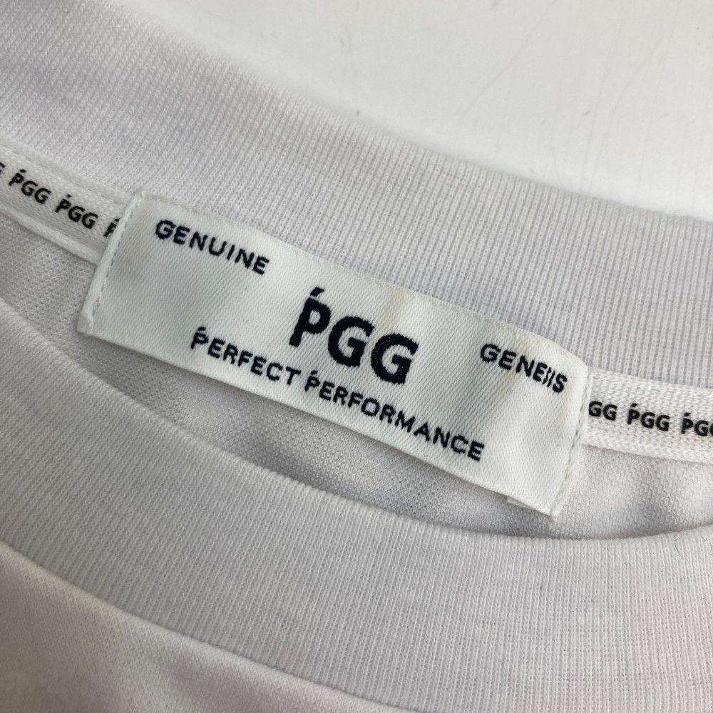 サイズ：0 PGG PEARLY GATES パーリーゲイツ 2023年モデル 半袖Tシャツ  ホワイト系 [240101445230] ゴルフウェア レディース ストスト サイズ：0 PGG PEARLY GATES パーリーゲイツ 2023年モデル 半袖T