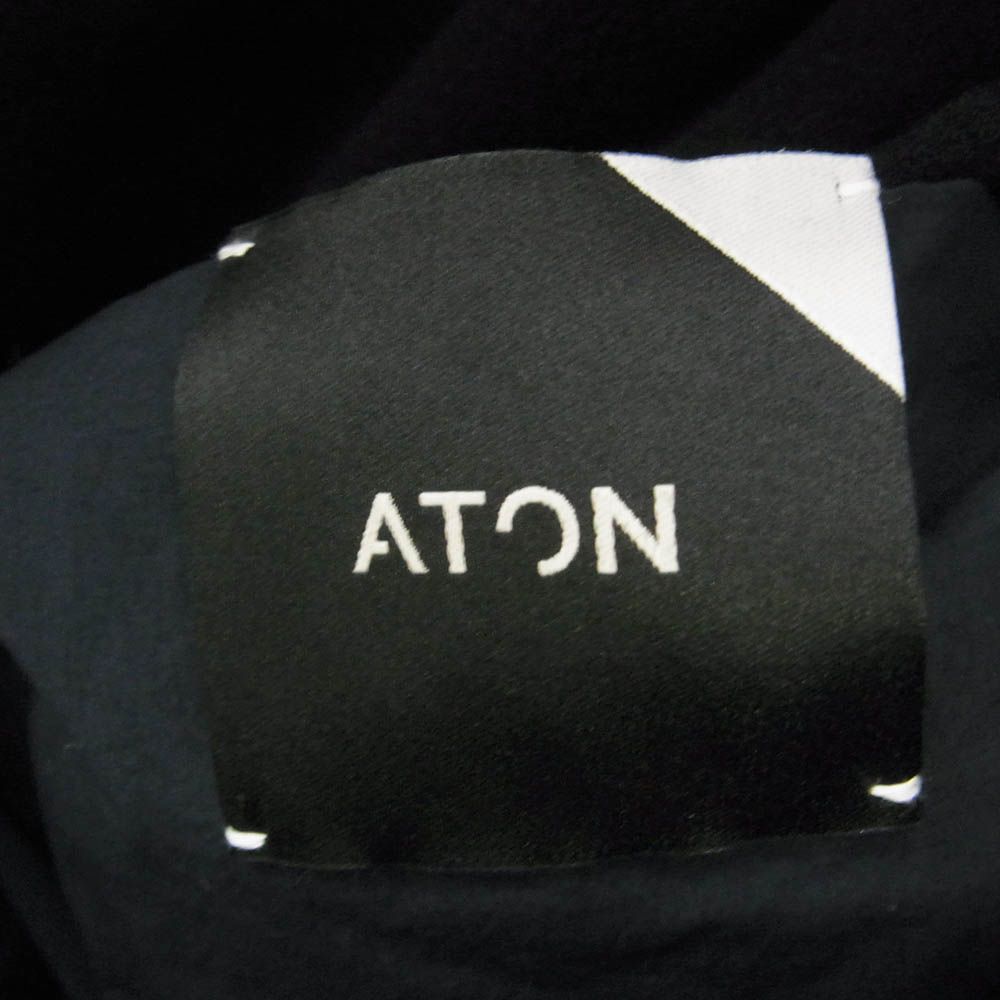 ATON エイトン CMAGBW0903 Ventile nylon balmacaan coat フリースライナー付き ベンタイル ナイロン  バルマカーン ステンカラーコート ネイビー系【美品】【中古】 - メルカリ