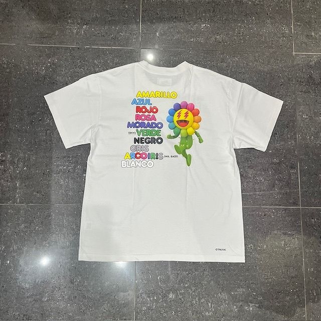 J Balvin 村上隆 Colores Tee White Mサイズ J Balvin 村上隆 Colores Tee White Mサイズ KAIKAI KIKI J