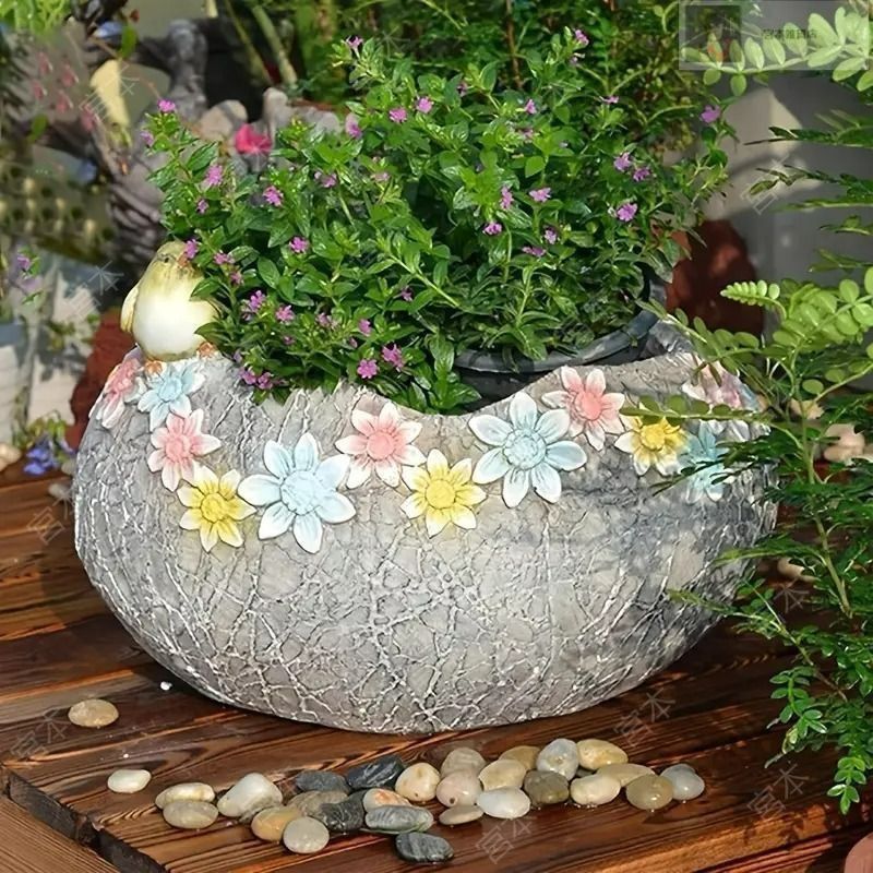 切り株プランター 鉢 植木鉢 園芸 ガーデニング ガーデン 375-255