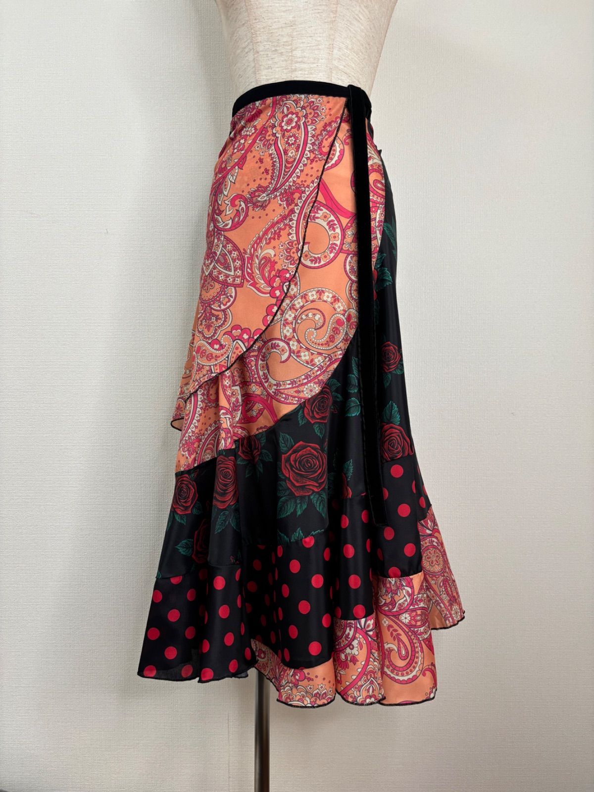 【TOD】⭐︎フラメンコ巻きスカート ファルダ⭐︎ 新品》フラメンコ 巻きスカート ファルダ 衣装 - メルカリ