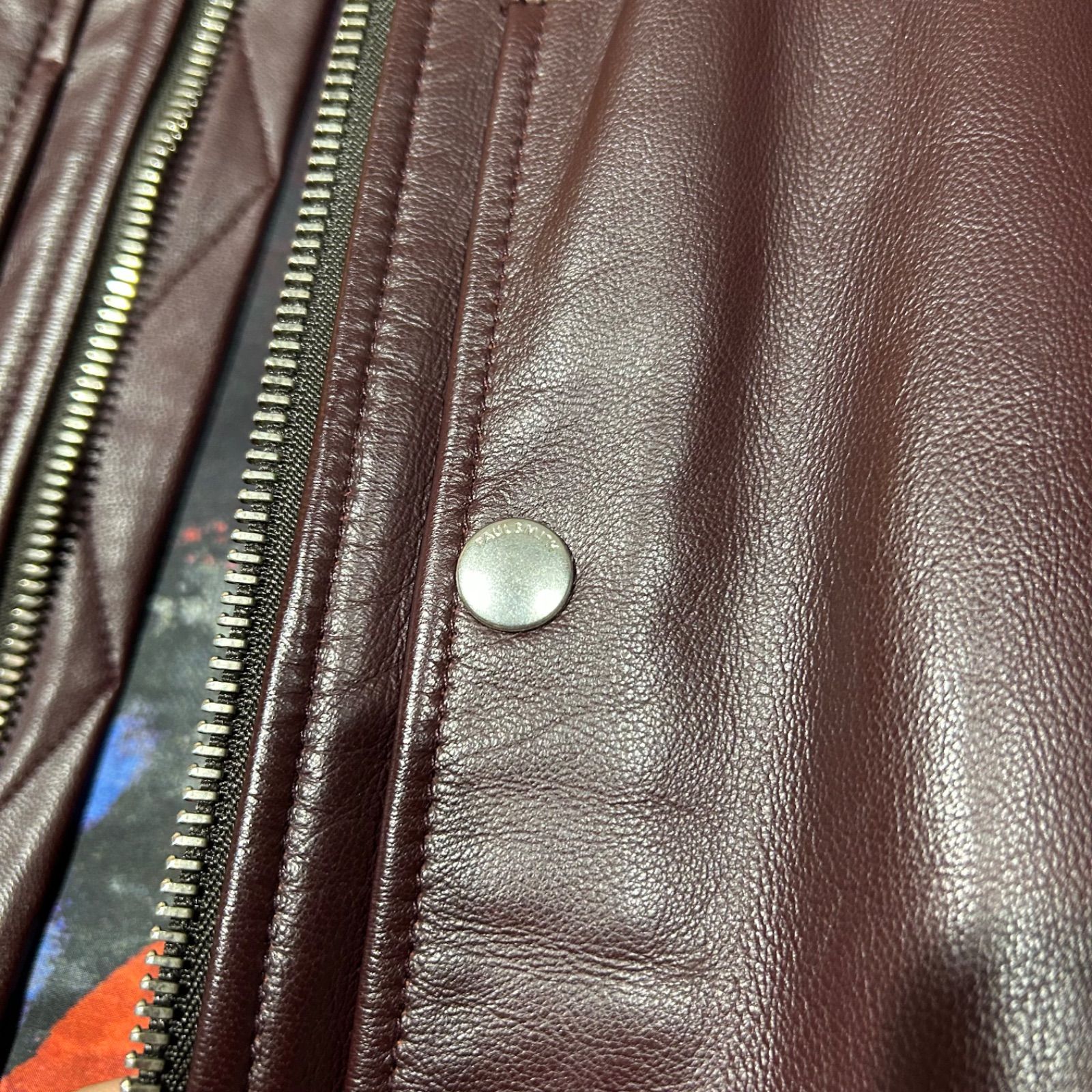 PSポールスミス PS Paul Smith シングルライダースジャケット ゴート