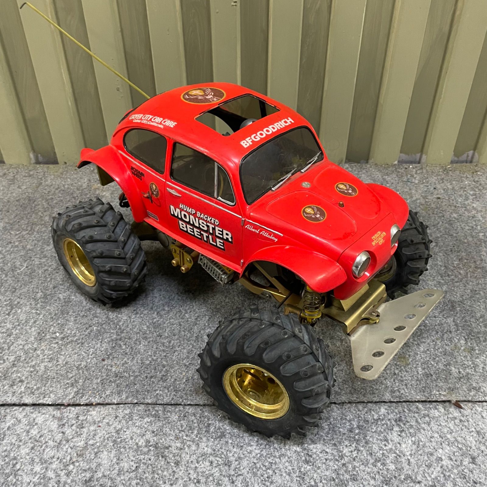 ♭ 昭和レトロ ラジコン モンスタービートル 車 おもちゃ ジャンク