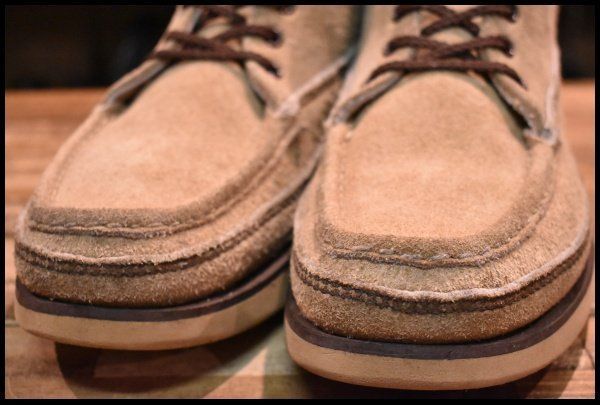 【9EE 良品】RUSSELL MOCCASIN ラッセルモカシン スポーティングクレーチャッカ ダブルモカシン ララミースエード 短靴 ブーツ HOPESMORE【EF328】