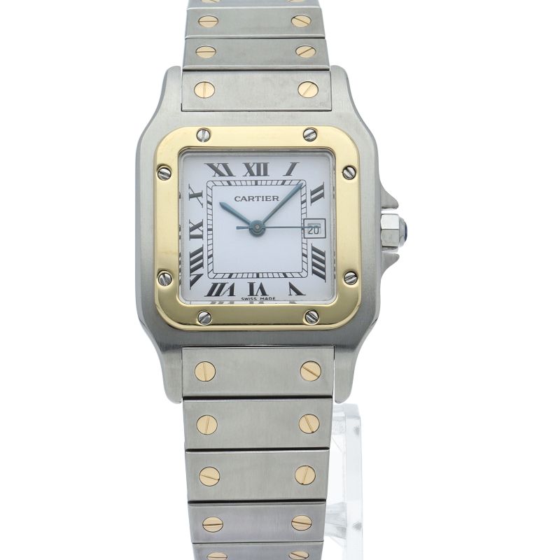 カルティエ サントスガルベLM ウォッチ コンビ オートマチック  