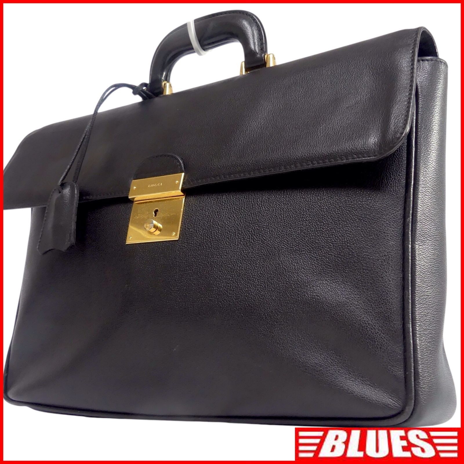 GUCCI グッチ ビジネスバッグ イタリア製 2way 本革 ブリーフケース