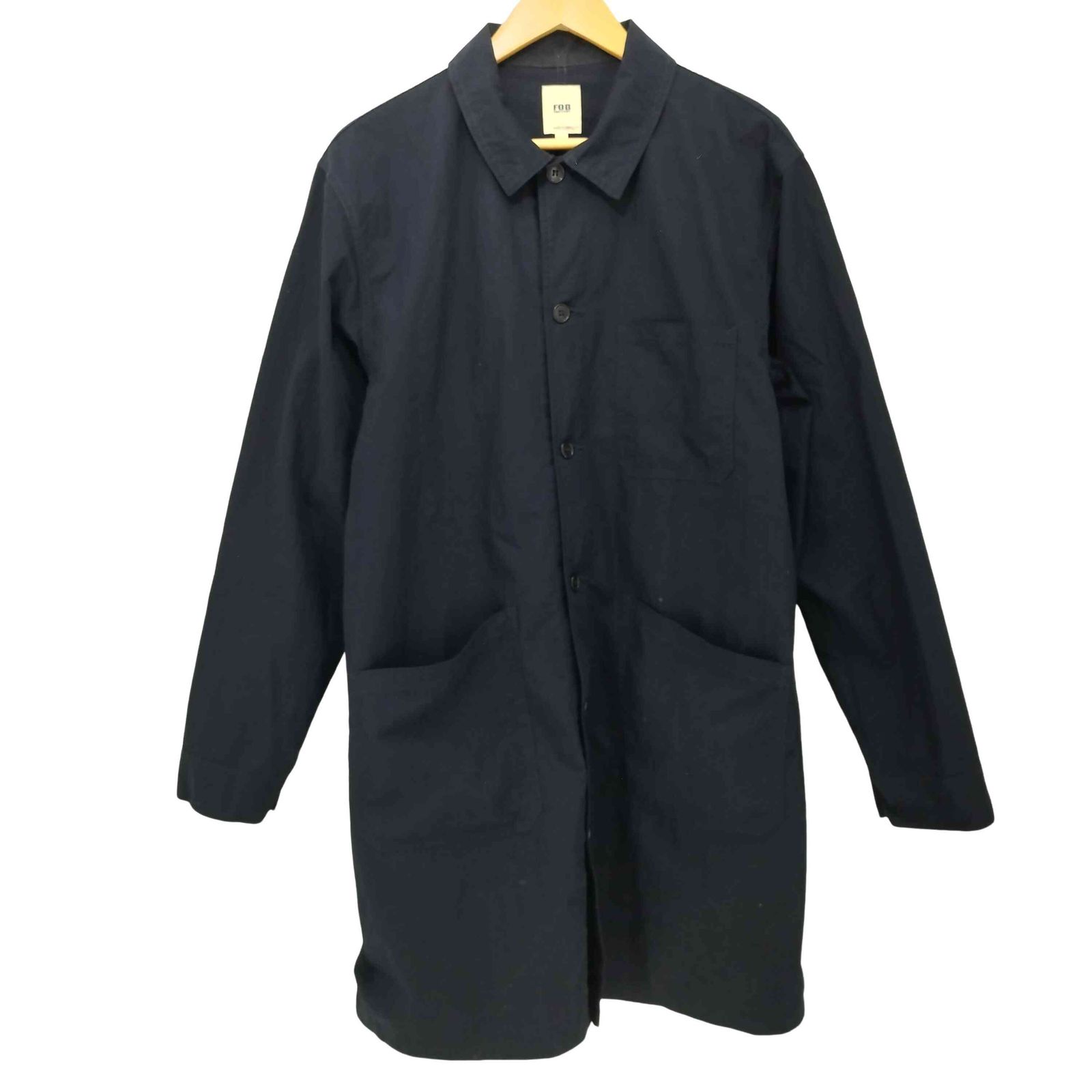 エフオービーファクトリー FOB FACTORY フレンチ シャツコート  スプリングコート メンズ  L