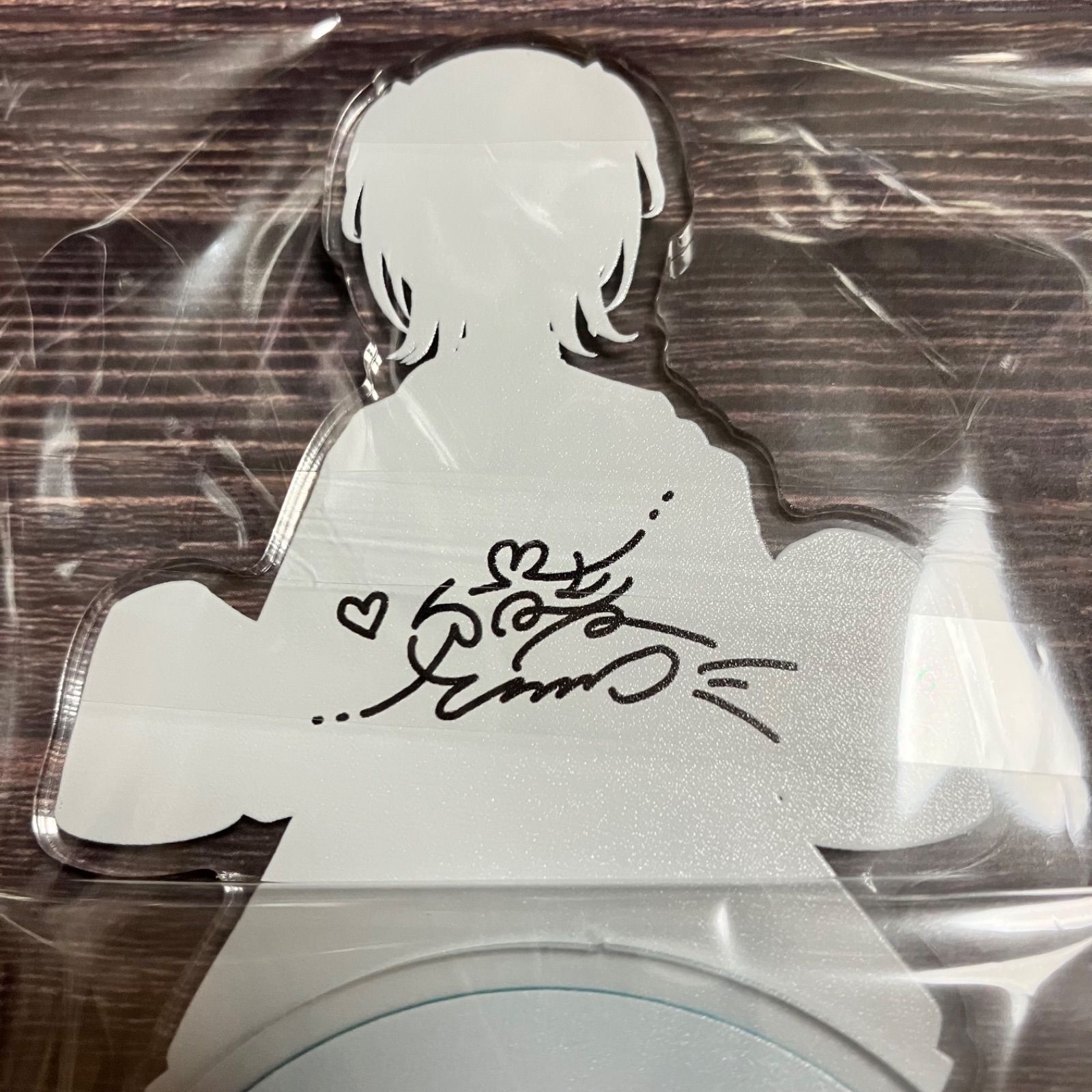 最安値！ 大人気！ 猫麦とろろ アクリルスタンド 裏面 プリントサイン