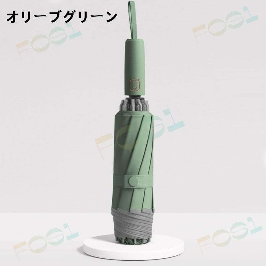 逆さ傘 折りたたみ傘 折り畳み傘 ワンタッチ 自動開閉 10本骨 逆折り