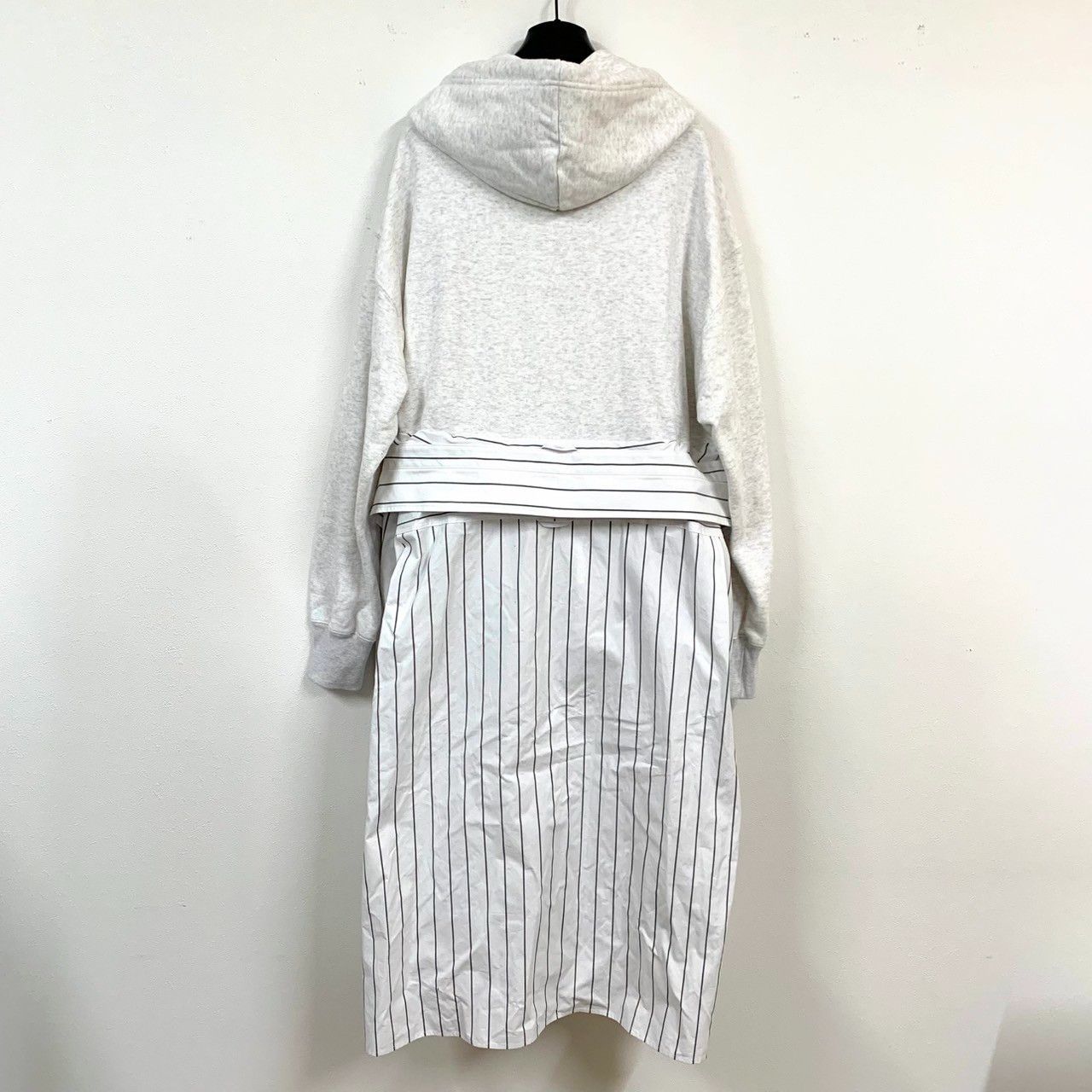 MAISON MIHARA YASUHIRO Hoodie レイヤードシャツ MAISON MIHARA YASUHIRO]Hoodie Layered Shirt/WHITE(A11SH076