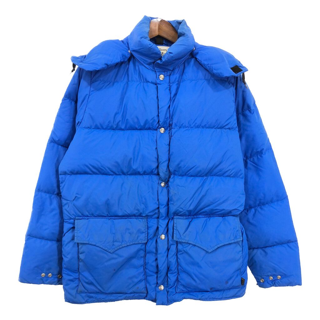70年代 WOOLRICH ウールリッチ ダウンジャケット ブルー (メンズ 70年代 WOOLRICH ウールリッチ ダウンジャケット ブルー (メンズ